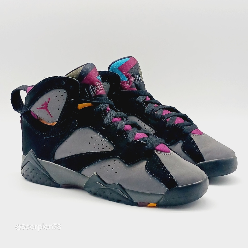 Jordan Retro 7 "Bordeaux" 2015 Streetwear/Basketball Shoes Size 5.5 Youth/7 Wom